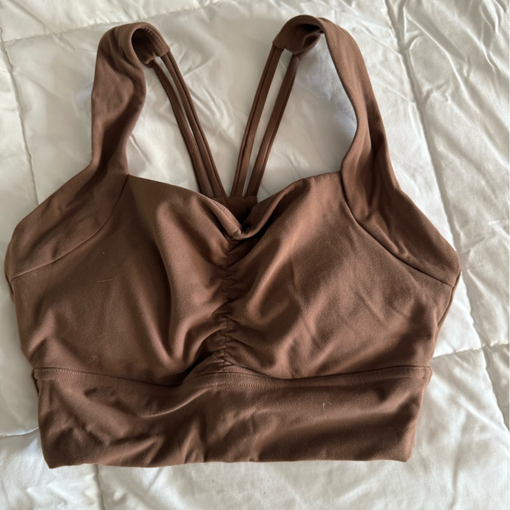 BuffBunny Tan sports bra